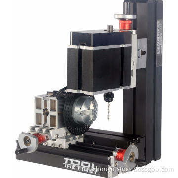 Big Power 60W Electroplated Metal Drilling Machine With Dividing Plate for model making